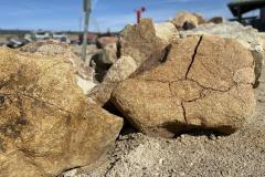 Brown Granite Boulders